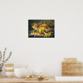 Stillleben: Obst 1855 von Severin Roesen - Poster (Küche)