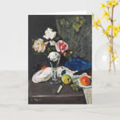 Stillleben Obst und Rose | George Leslie Hunter Karte (Gelbe Blume)