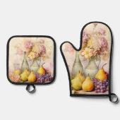 Stillleben Ofenhandschuh & Topflappen-Set (Vorderseite)