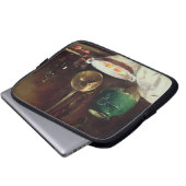 Stillleben (Öl auf Platte) 2 Laptopschutzhülle (Vorne Knopf)