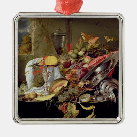 Stillleben Ornament Aus Metall (Vorne)