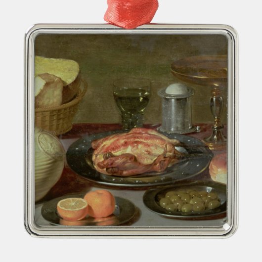 Stillleben Ornament Aus Metall (Vorne)