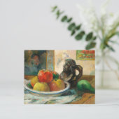 Stillleben | Paul Gauguin Postkarte (Stehend Vorderseite)
