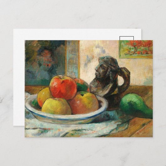 Stillleben | Paul Gauguin Postkarte (Vorne/Hinten)