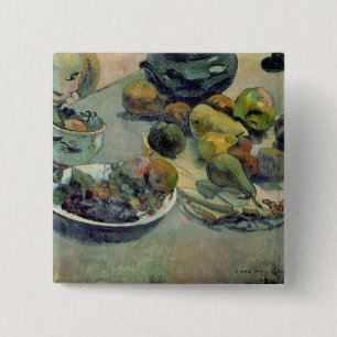 Stillleben Paul Gauguins mit Frucht, 1888 Button