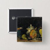 Stillleben Pauls Cezanne |, c.1865 Button (Vorne & Hinten)