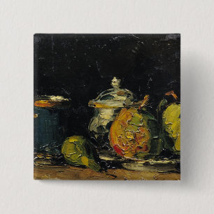 Stillleben Pauls Cezanne , c.1865 Button