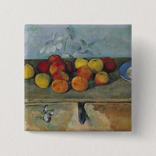 Stillleben Pauls Cezanne | der Äpfel und der Button (Vorderseite)