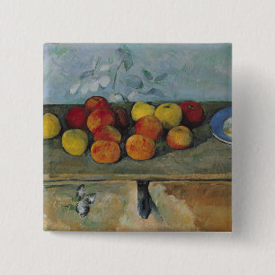 Stillleben Pauls Cezanne der Äpfel und der Button