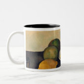 Stillleben Pauls Cezanne | mit Äpfeln, c.1890 Zweifarbige Tasse (Links)
