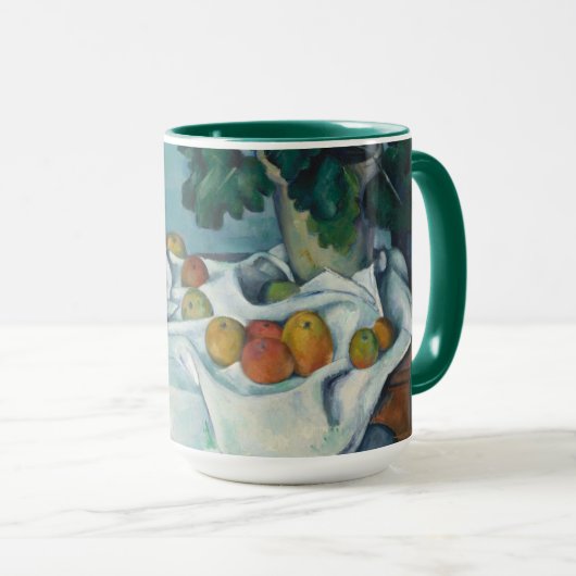 Stillleben Pauls Cezanne | mit Äpfeln und einem Tasse (VorderseiteRechts)
