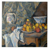 Stillleben Pauls Cezanne | mit Äpfeln und Fliese (Vorderseite)