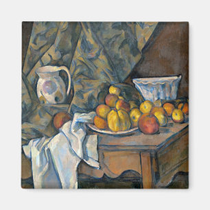 Stillleben Pauls Cezanne mit Äpfeln und Magnet