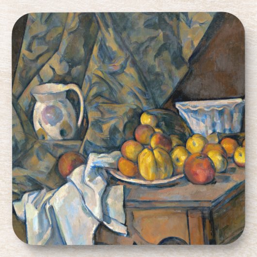 Stillleben Pauls Cezanne | mit Äpfeln und Untersetzer (Vorderseite)