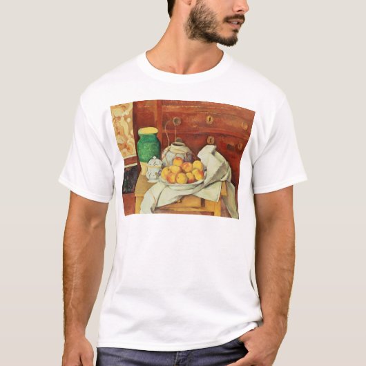 Stillleben Pauls Cezanne | mit Kommode, T-Shirt (Vorderseite)