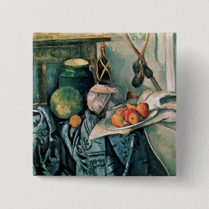 Stillleben Pauls Cezanne   mit Krug und Aubergi Button