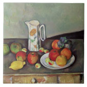 Stillleben Pauls Cezanne | Paul Cezanne | mit Fliese (Vorderseite)