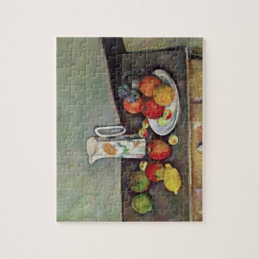 Stillleben Pauls Cezanne | Paul Cezanne | mit Puzzle (Vertikal)