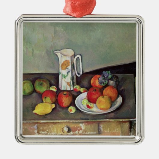 Stillleben Pauls Cezanne | Paul Cezanne | mit Silbernes Ornament (Vorne)