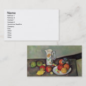 Stillleben Pauls Cezanne | Paul Cezanne | mit Visitenkarte (Vorne/Hinten)