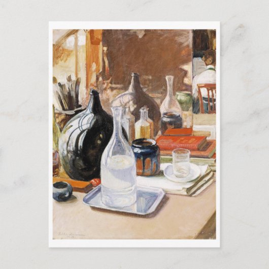 Stillleben, Pekka Halonen Postkarte (Vorderseite)