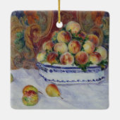 Stillleben Pierres Auguste Renoir | mit Pfirsichen Keramikornament (Rückseite)