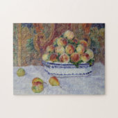 Stillleben Pierres Auguste Renoir | mit Pfirsichen Puzzle (Horizontal)