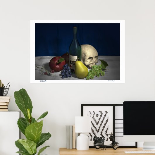 Stillleben Poster (Heimbüro)