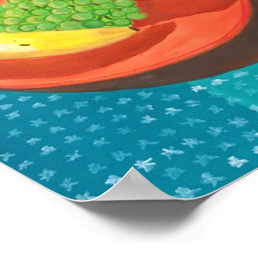 Stillleben-Poster Poster (Ecke)