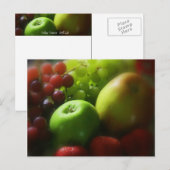 Stillleben Postkarte (Vorne/Hinten)