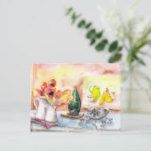 Stillleben Postkarte (Stehend Vorderseite)