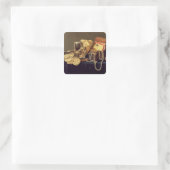 Stillleben Quadratischer Aufkleber (Tasche)