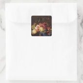 Stillleben Quadratischer Aufkleber (Tasche)