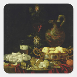 Stillleben Quadratischer Aufkleber