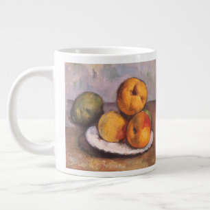 Stillleben Quitte, Äpfel, Birnen von Paul Cezanne Jumbo-Tasse