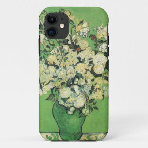 Stillleben - rosa Rosen in einer Vase, van Gogh Case-Mate iPhone Hülle