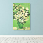 Stillleben - Rosa Rosen in einer Vase, Vincent van Leinwanddruck (Insitu (Holzboden))