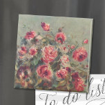 Stillleben, Rose des Vargemont | Renoir Magnet<br><div class="desc">Still Life,  Rose von Vargemont (1882) von dem französischen Impressionisten Pierre-Auguste Renoir. Das Kunstbild zeigt ein abstraktes impressionistisches Stillleben von Rose. Verwenden Sie die Entwurfstools,  um einen benutzerdefinierten Text hinzuzufügen oder das Bild zu personalisieren.</div>