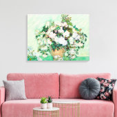 Stillleben Rose in einer Vase von Vincent van Gogh Leinwanddruck (Insitu (Wohnzimmer))