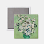 Stillleben Rose in einer Vase von Vincent van Gogh Magnet (Vorderseite/Rückseite)