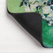 Stillleben Rose in einer Vase von Vincent van Gogh Mousepad (Ecke)