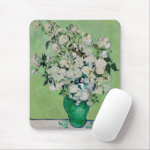 Stillleben Rose in einer Vase von Vincent van Gogh Mousepad (Mit Mouse)