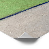 Stillleben Rose in einer Vase von Vincent van Gogh Poster (Ecke)