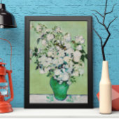 Stillleben Rose in einer Vase von Vincent van Gogh Poster