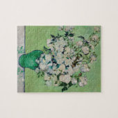 Stillleben Rose in einer Vase von Vincent van Gogh Puzzle (Horizontal)