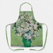 Stillleben Rose in einer Vase von Vincent van Gogh Schürze (Vorderseite)