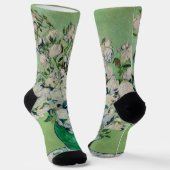 Stillleben Rose in einer Vase von Vincent van Gogh Socken (Gewinkelt)
