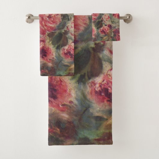 Stillleben Rose von Renoir Handtuch Badhandtuch Set (Insitu)