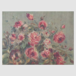 Stillleben: Rose von Renoir Seidenpapier