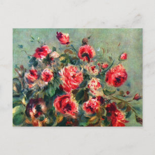 Stillleben Rose von Vargemont von Claude Monet Postkarte